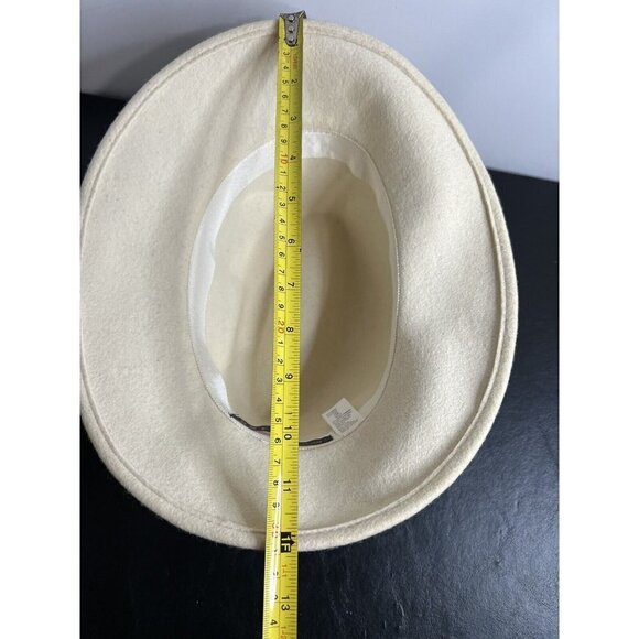 Vintage Betmar New York White/ Ivory  100% Wool Hat - Picture 10 of 11